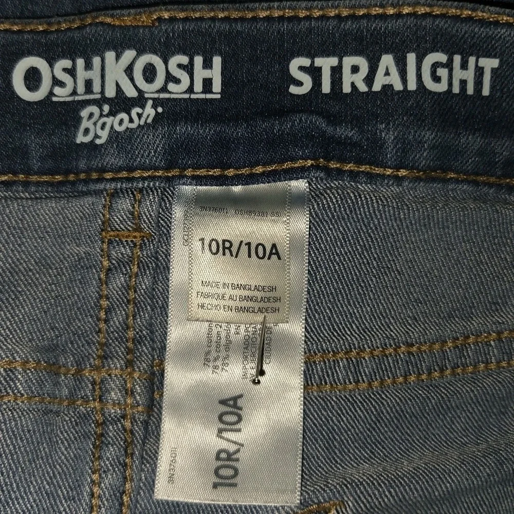 OshKosh B'Gosh Boys 10R Osh Kosh Classic Jeans Adjustable Waist Pant Medium Wash
